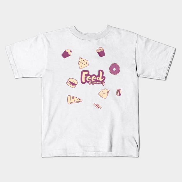 Foodstronomy Kids T-Shirt by Imajinfactory